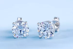 diamond solitaire earrings stud earrings diamond earrings