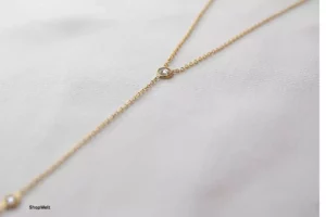 Diamond Lariat Necklace