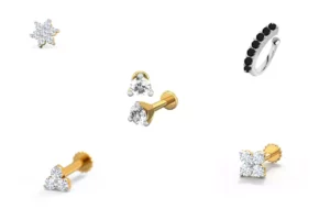 diamond nose stud designs