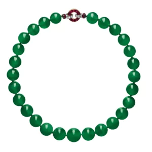 Hutton-Mdivani Jadeite Necklace