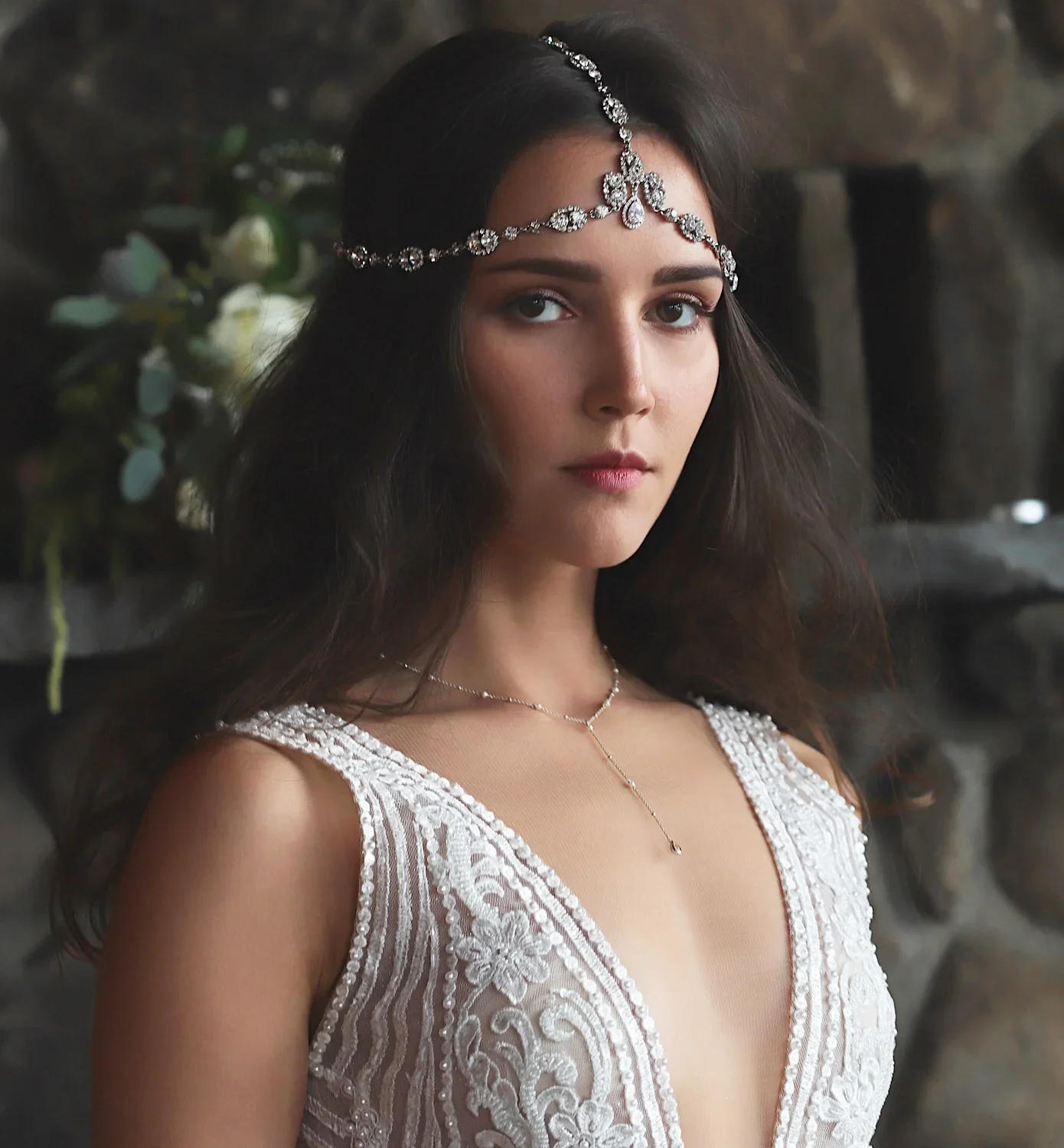 headband style lariat necklace, lariat necklace bandana, lariat necklace tiara